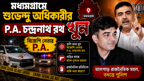 Suvendu Adhikari's P.A., Chandranath Rath, Murdered in Madhyamgram